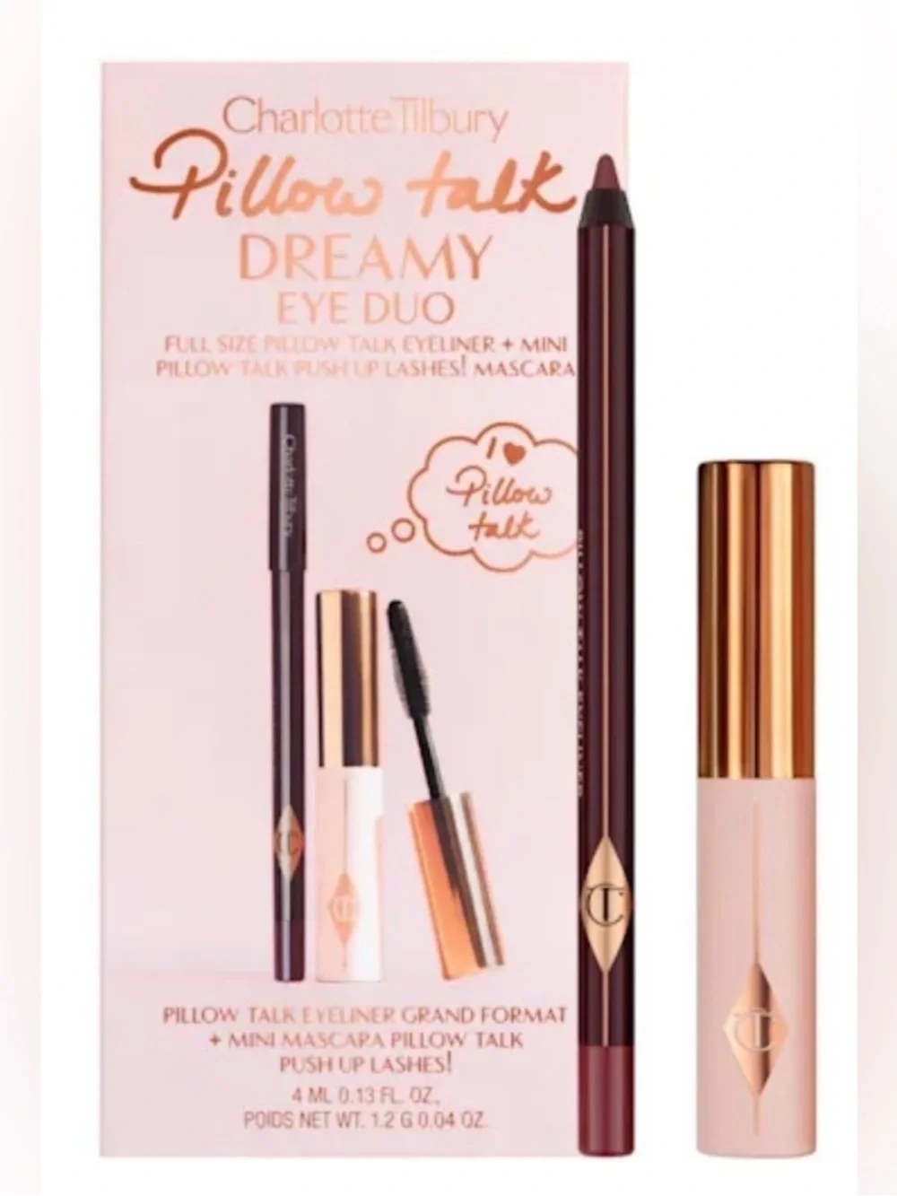 Charlotte Tilbury Pillow Talk Dreamy Eye Duo - Berry Brown Eyeliner & Super Blk